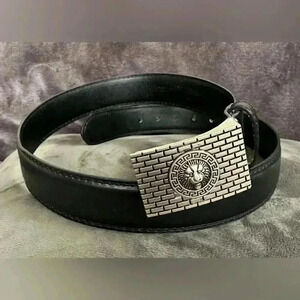 💟Adult |  Black Leather Belt